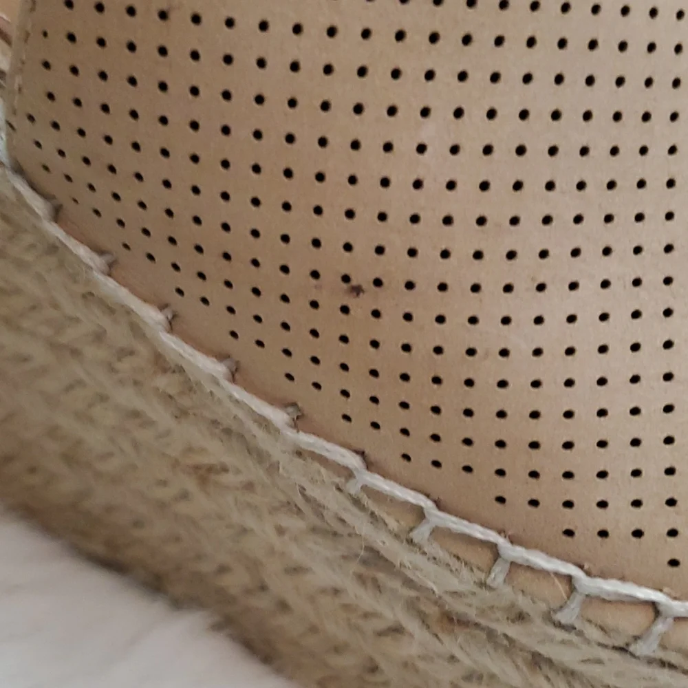 Marc Fisher MLANNIE Perforated Espadrille Wedge Sandals